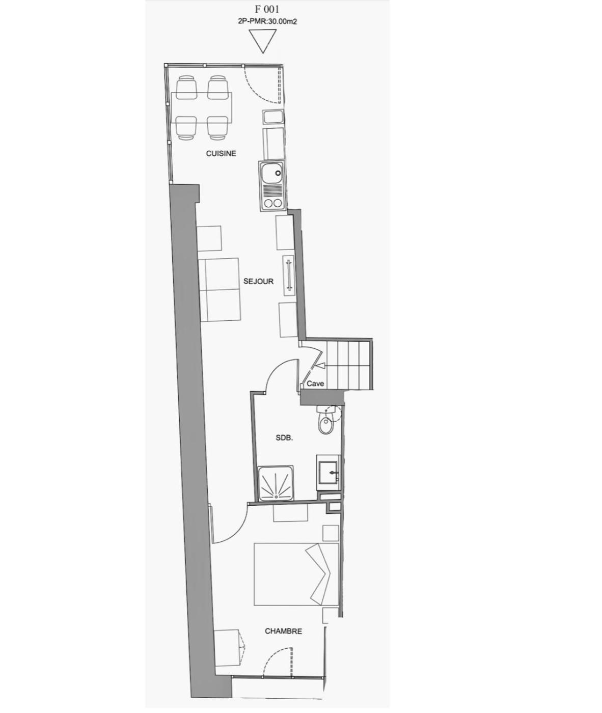 Apartment 001 T2 Immeuble Perseverance Conflans-en-Jarnisy